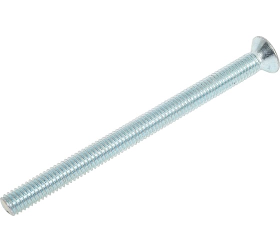Винт с потайной головкой Невский Крепеж DIN 965 цинк, М6x80, 4 шт. 802771 1