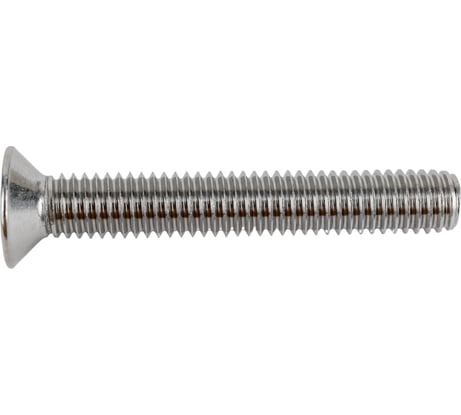 Винт с потайной головкой Невский Крепеж DIN 965 М6x40 нерж. сталь, 4 шт. 923041