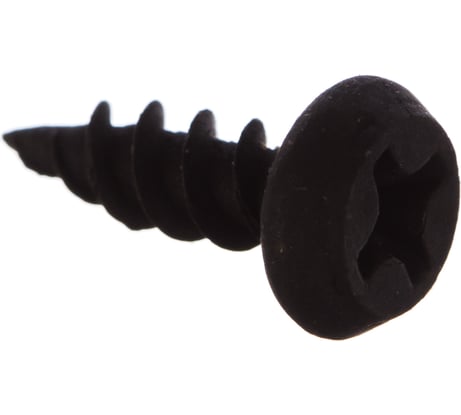 Саморез остроконечный фосфатированный для крепления листового металла, полуцилиндрическая головка (100 штук, 3.5х11) ХВАТ 22976-0