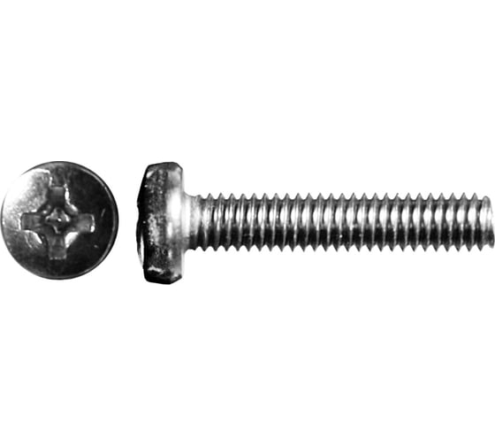 Винт Невский Крепеж DIN 7985, с полукруглой головкой, цинк, M6x60 1 кг 830489