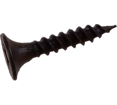 Саморезы черные по гипроку к металлу (250 штук, 3.5 х 19) ХВАТ 22519-4