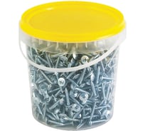 Саморезы остроконечные для листовых пластин (250 штук, 4.2 х 76), фасовка Ведро ХВАТ 22776-4В