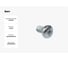 Винт с полукруглой головкой EKF М6x16 DIN 7985 200 шт. wm6x16 2