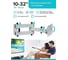 Наклонно-поворотный кронштейн с 2 коленами для ТВ Absolute Comfort 20 кг, 10-32, белый АС-1-7/2 2