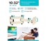 Наклонно-поворотный кронштейн с 2 коленами для ТВ Absolute Comfort 20 кг, 10-32, бежевый АС-1-7/1 2