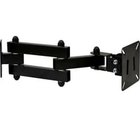 Наклонно-поворотный кронштейн с 2 коленами для ТВ Absolute Comfort 20 кг, 10-32, черный АС-1-7