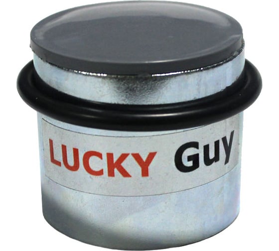Дверной упор Lucky Guy напольный, цинк, 1 шт. 670 07 Т2-01 0
