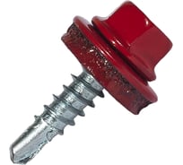 Саморез кровельный по дереву HARDWEX ТМ HWX2-W-P5-4.8x19 мм, св.№1, RAL 3003, 250 шт. 5190000000812