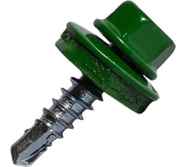 Саморез кровельный по дереву HARDWEX ТМ HWX2-W-P5-4.8x19 мм, св.№1, RAL 6002, 250 шт. 5190000000904