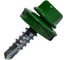 Саморез кровельный по дереву HARDWEX ТМ HWX2-W-P5-4.8x19 мм, св.№1, RAL 6002, 250 шт. 5190000000904 1