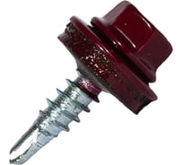 Саморез кровельный по дереву HARDWEX ТМ HWX2-W-P5-4.8x19 мм, св.№1, RAL 3005, 250 шт. 5190000000829
