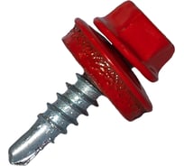 Саморез кровельный по дереву HARDWEX ТМ HWX2-W-P5-4.8x19 мм, св.№1, RAL 3020, 250 шт. 5190000000850