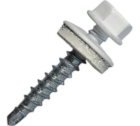 Саморез кровельный по дереву HARDWEX ТМ HWX2-W-P5-4.8x28 мм, св.№1, RAL 9010, 250 шт. 5190000001918