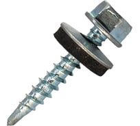 Саморез кровельный по дереву HARDWEX ТМ HWX2-W-P5-4.8x28 мм, св.№1, цинк, 250 шт. 5190000001642