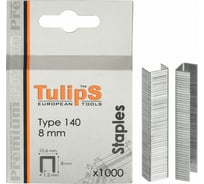 Скобы для степлера Tulips Tools тип 140, 8 мм IP11-408