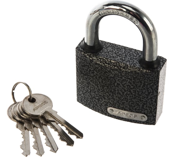 Висячие замки APECS PD-01-63 3Locks+5Keys 11650