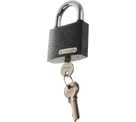 Висячие замки APECS PD-01-63 3Locks+5Keys 11650
