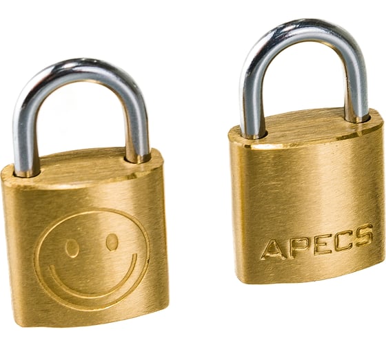 Замки навесные APECS PDB-20-20-Blister (2Locks+3Keys) 17793