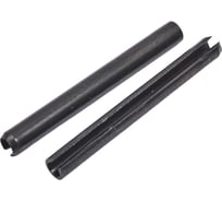 Пружинный штифт ЦКИ DIN 1481, 4x40 цилиндрический, разрезной, оксидированный, 100 шт. 7097