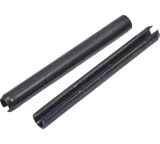 Пружинный штифт ЦКИ DIN 1481, 4x40 цилиндрический, разрезной, оксидированный, 100 шт. 7097 1