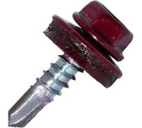 Саморез кровельный по металлу HARDWEX ТМ HWX4-W-P7-4.8x25 мм, св.№3, RAL 3005, 250 шт. 5190000001420