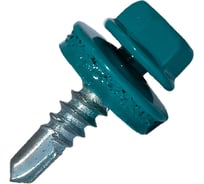 Саморез кровельный по металлу HARDWEX ТМ HWX4-W-P7-4.8x25 мм, св.№3, RAL 5021, 250 шт. 5190000001499