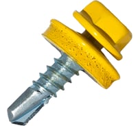 Саморез кровельный по металлу HARDWEX ТМ HWX4-W-P7-4.8x25 мм, св.№3, RAL 1018, 250 шт. 5190000001390