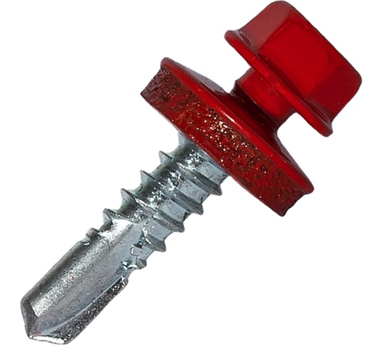 Саморез кровельный по металлу HARDWEX ТМ HWX7-W-P9-5.5x25 мм, св.№3, RAL 3020, 250 шт. 5190000023873