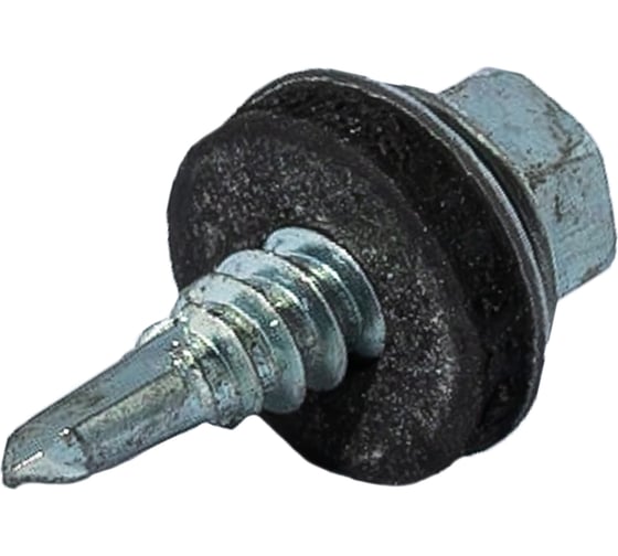 Саморез кровельный по металлу HARDWEX ТМ HWX7-W-P9-5.5x19 мм, св.№3, цинк, 250 шт. 5190000023484