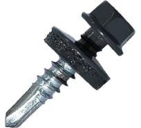 Саморез кровельный по металлу HARDWEX ТМ HWX7-W-P9-5.5x25 мм, св.№3, RAL 7024, 250 шт. 5190000023972