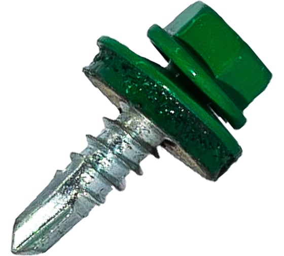 Саморез кровельный по металлу HARDWEX ТМ HWX7-W-P9-5.5x19 мм, св.№3, RAL 6029, 250 шт. 5190000023651