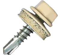 Саморез кровельный по металлу HARDWEX ТМ HWX7-W-P9-5.5x19 мм, св.№3, RAL 1015, 250 шт. 5190000023514