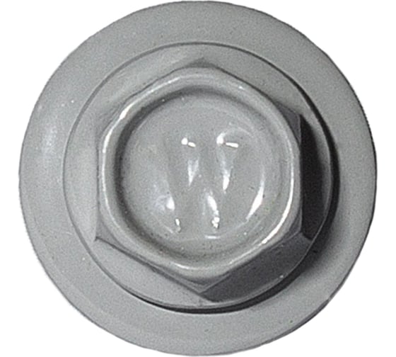 Саморез кровельный по металлу HARDWEX ТМ HWX7-W-P9-5.5x19 мм, св.№3, RAL 7004, 250 шт. 5190000023668