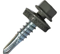 Саморез кровельный по металлу HARDWEX ТМ HWX7-W-P9-5.5x25 мм, св.№3, RAL 7005, 250 шт. 5190000023965