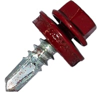 Саморез кровельный по металлу HARDWEX ТМ HWX7-W-P9-5.5x19 мм, св.№3, RAL 3011, 250 шт. 5190000023576