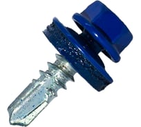 Саморез кровельный по металлу HARDWEX ТМ HWX7-W-P9-5.5x19 мм, св.№3, RAL 5002, 250 шт. 5190000023590