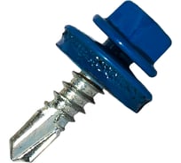 Саморез кровельный по металлу HARDWEX ТМ HWX7-W-P9-5.5x19 мм, св.№3, RAL 5005, 250 шт. 5190000023606