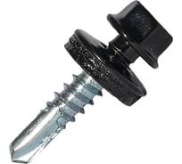 Саморез кровельный по металлу HARDWEX ТМ HWX7-W-P9-5.5x25 мм, св.№3, RAL 9005, 250 шт. 5190000239762