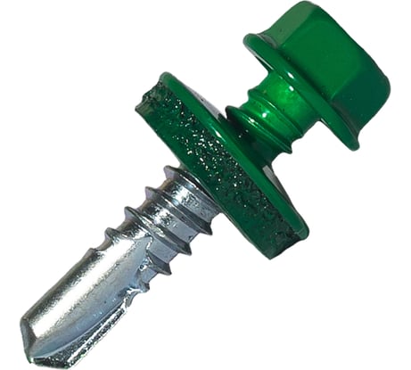 Саморез кровельный по металлу HARDWEX ТМ HWX7-W-P9-5.5x25 мм, св.№3), RAL 6029, 250 шт. 5190000023941