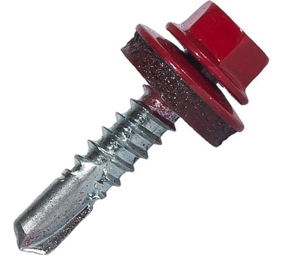 Саморез кровельный по металлу HARDWEX ТМ HWX7-W-P9-5.5x25 мм, св.№3, RAL 3003, 250 шт. 5190000023835