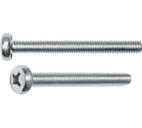 Винт STARFIX М3x10 мм, полусферическая головка, цинк, 5.8, DIN 7985, 50 шт. в зип-локе SMZ1-51172-50