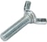 Барашковый винт STARFIX М8x30 мм, цинк, DIN 316, 2 шт.и SMZ1-50818-2 2