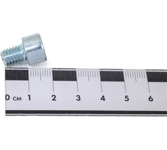 Винт ЦКИ DIN912 М8x10 8.8 Ц HEX6 аналог ГОСТ 11738-84 25 шт. 3815