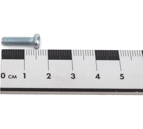 Винт ЦКИ DIN84 М4x14 Ц SL6.5x1.2 аналог ГОСТ 1491-80 500 шт. 6248
