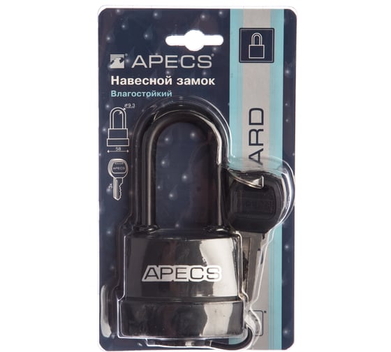 Навесной замок APECS PDR-50-55-L 16260
