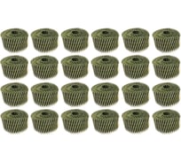 Барабанные гвозди Кордленд 6000 шт. (24 кассеты по 250 шт.) Ø 3,1 мм, длина 70 мм, Ø шляпки 7 мм, винтовые GVB-00041.24