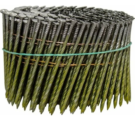 Барабанные гвозди Кордленд 6000 шт. (24 кассеты по 250 шт.) Ø 3,1 мм, длина 60 мм, Ø шляпки 7 мм, винтовые GVB-00038.24