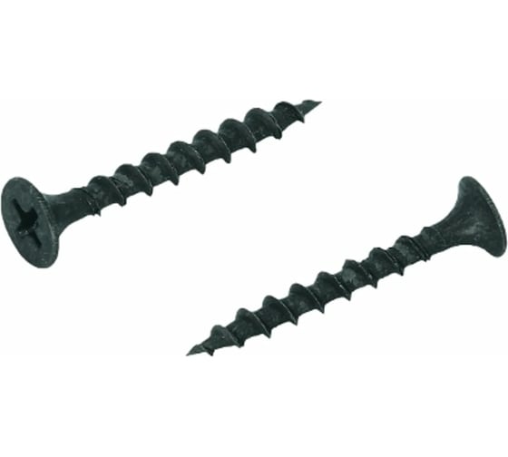 Саморез ЦКИ гипсокартон-дерево C75F 4.2x75, фосфатированный, 500 шт. 393