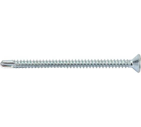 Саморез ЦКИ DIN 7504-O JP82 4.8x70 сверлоконечный Ц Ph2 100 шт. 12916 1