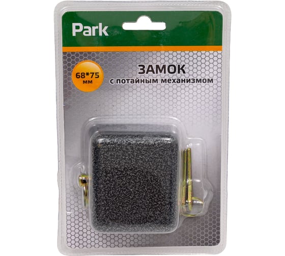 Замок с потайным механизмом PARK 68x75 мм 105209